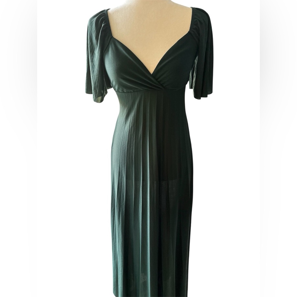 ASOS Olive Green Maxi Dress – Flowy & Elegant | Cocktail Dress |Wedding Guest